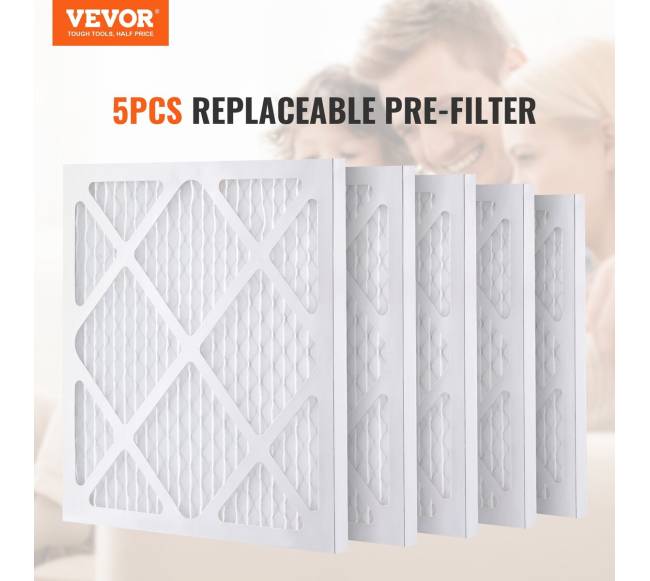 Apsauginiai prefiltrai, 5vnt., 40x40 cm1