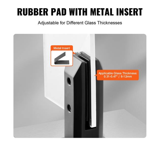 Stiklo spaustukai 10 vnt kvadratinis laikiklis3