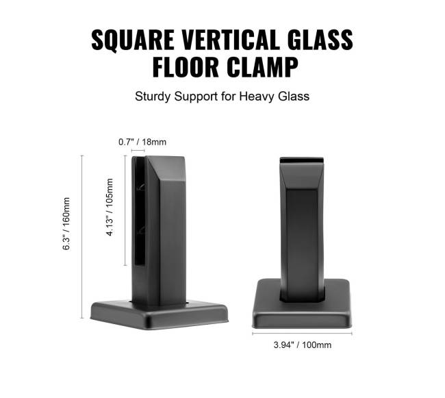 Stiklo spaustukai 10 vnt kvadratinis laikiklis4