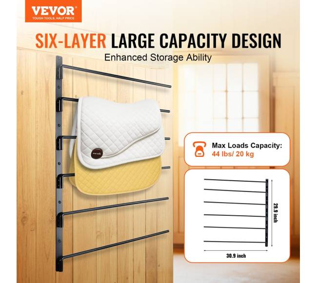 Sieninė balninė lentyna šešiems balnams1