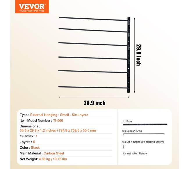 Sieninė balninė lentyna šešiems balnams6