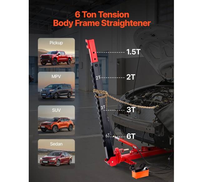 Automobilio kėbulo ištiesinimo mašina 6T1