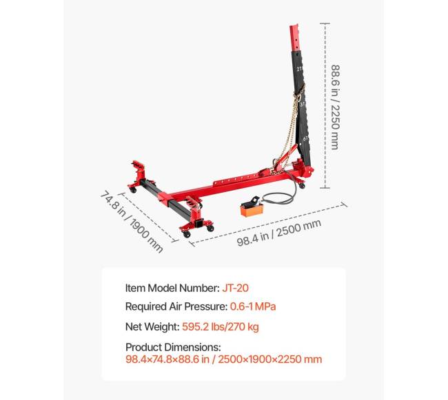Automobilio kėbulo ištiesinimo mašina 6T6