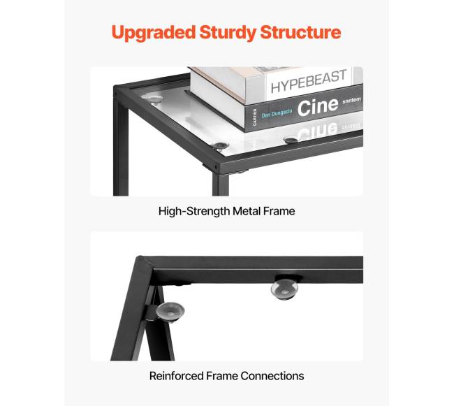 Trijų aukštų stiklinis konsolinis stalas4