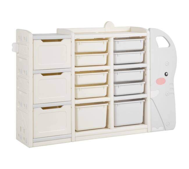 Vaikiška 4 dalių žaislų laikymo lentyna9