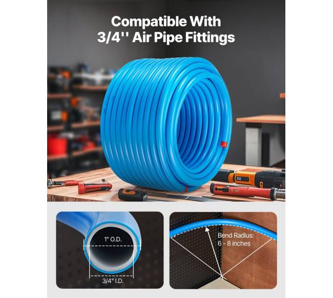 oro kompresoriaus linijos komplektas 34 x 60,96 m2