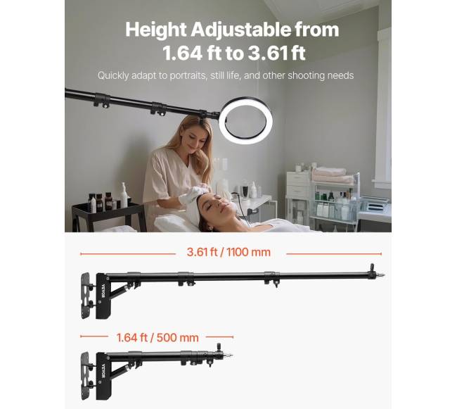 Sieninis trikampis šviesos stendas 100 cm2