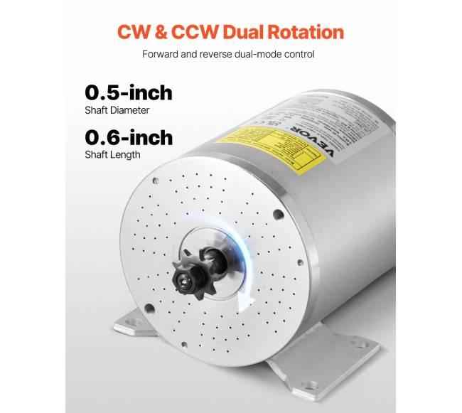 3000W elektrinis bešepetėlinis DC variklio rinkinys2