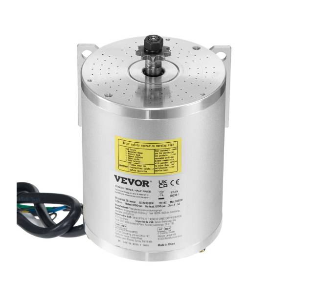 3000W elektrinis bešepetėlinis DC variklio rinkinys8