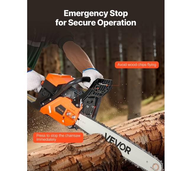 62 cc benzininis grandininis pjūklas 3.6 AG 50 cm pjovimui4