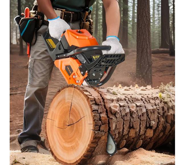 62 cc benzininis grandininis pjūklas 3.6 AG 50 cm pjovimui7