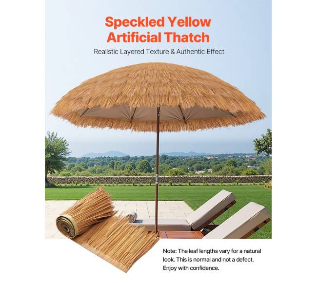 Dirbtinis šiaudinis stogas Tiki pašiūrėms1