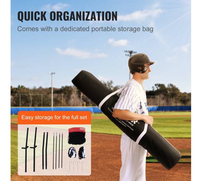 5x5 ft beisbolo praktikos tinklas5