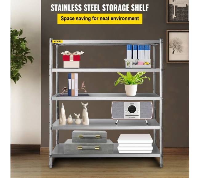 Penkių dalių plieninė lentyna1