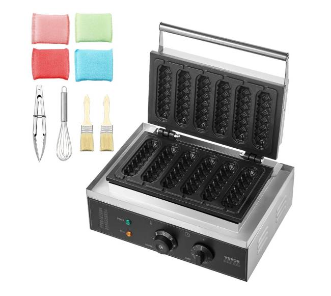 6 vnt. komercinis vaflių kepimo įrenginys8