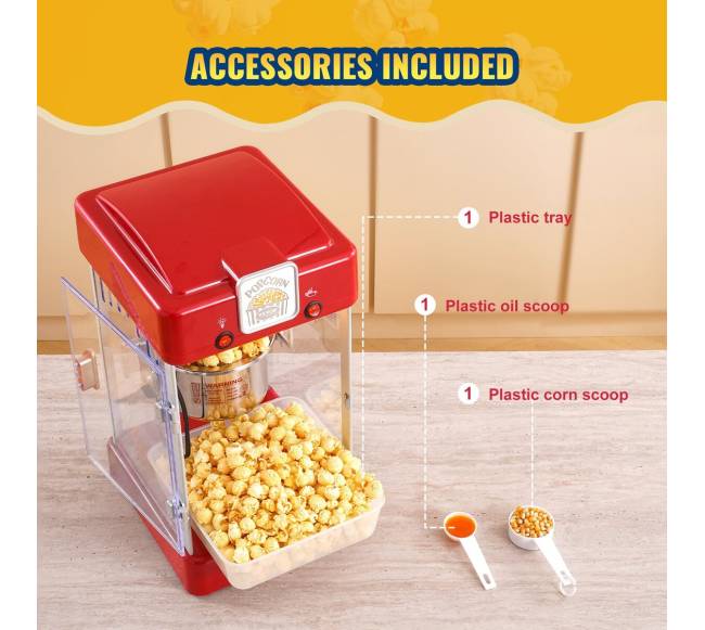 Stalinis popcornų gaminimo aparatas 300W5