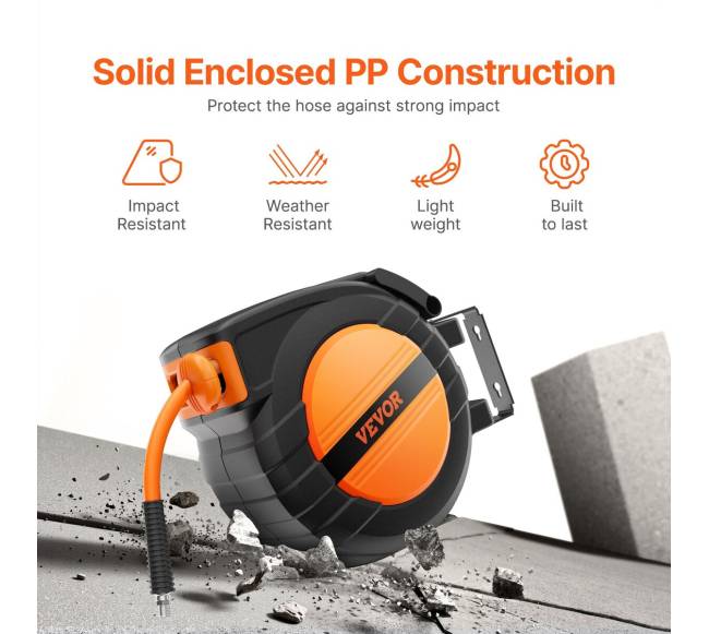 Oro žarnos ritė su grįžtama 15 m žarna4