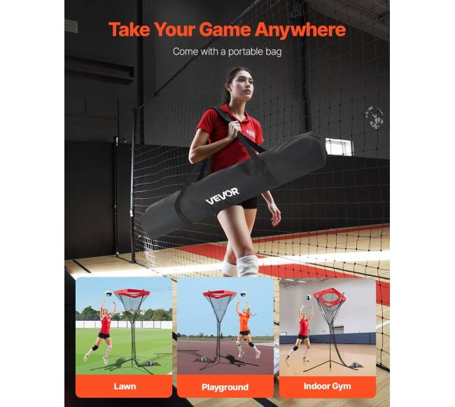 Tinklinio treniruočių tinklas su reguliuojamu aukščiu5