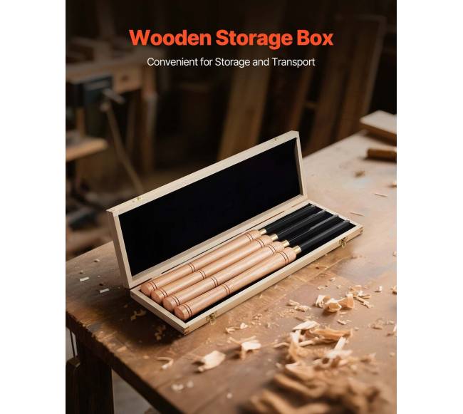 Medžio tekinimo kaltų rinkinys 4 vnt.4