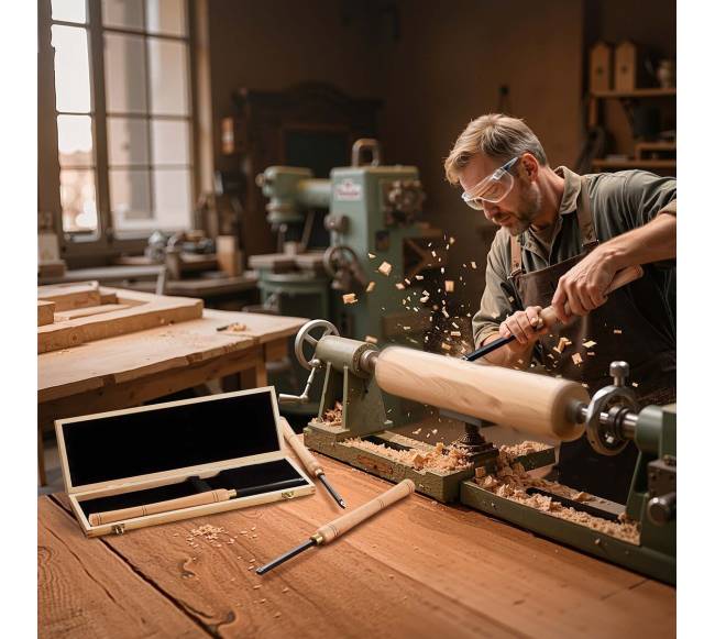 Medžio tekinimo kaltų rinkinys 4 vnt.7