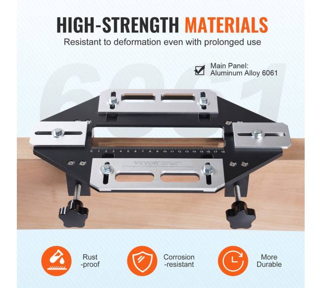 Durelių vyrio šablonas, aliuminio lydinys2