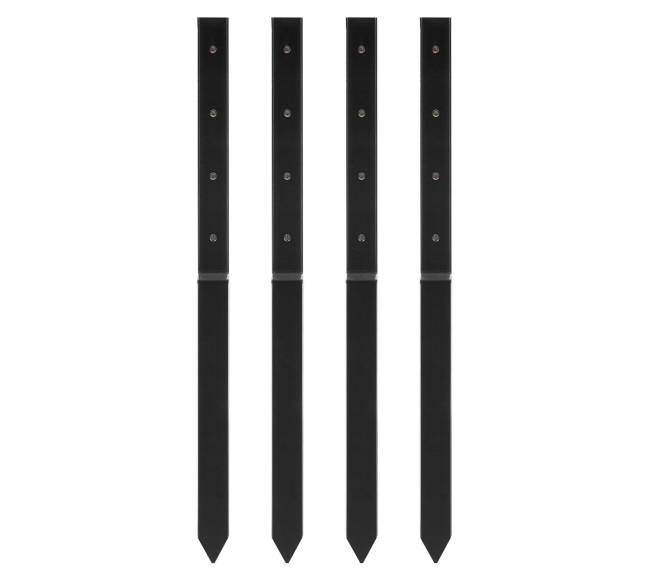 tvoros stulpų tvirtinimo rinkinys, 4 vnt.0