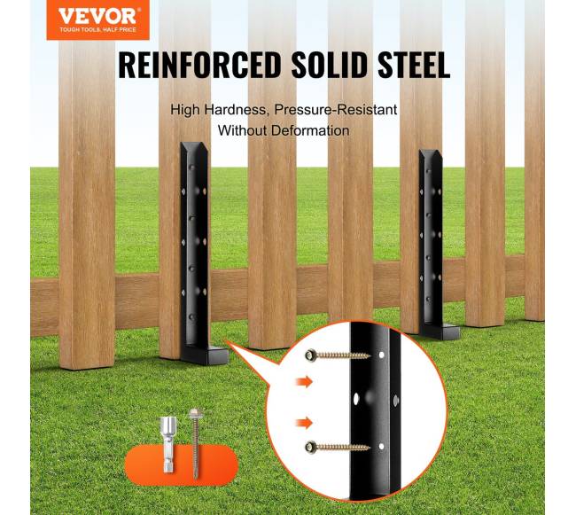 tvoros stulpų tvirtinimo rinkinys, 4 vnt.1