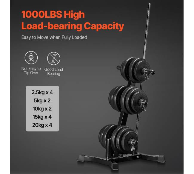 Svorio diskų stovas namų sporto klubui1