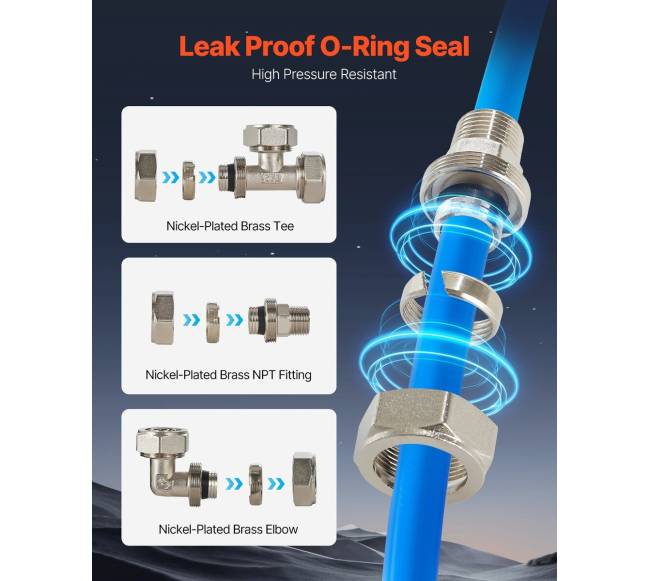 Suslėgto oro sistemų rinkinys 34 x 91 m5