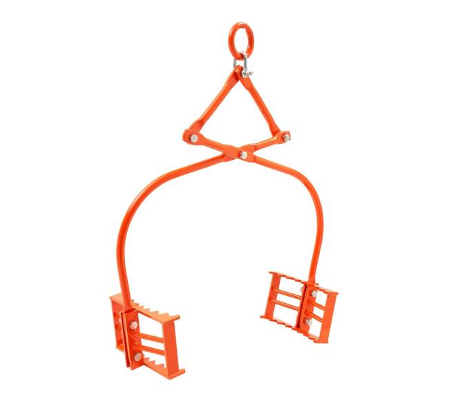 Akmenų kėlimui žnyplės su 2 nagais0