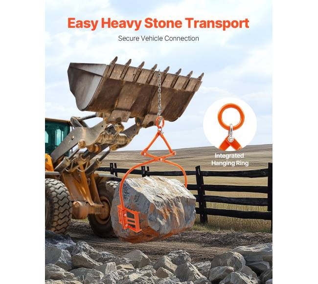 Akmenų kėlimui žnyplės su 2 nagais3