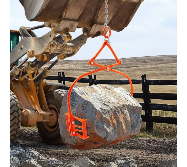 Akmenų kėlimui žnyplės su 2 nagais7