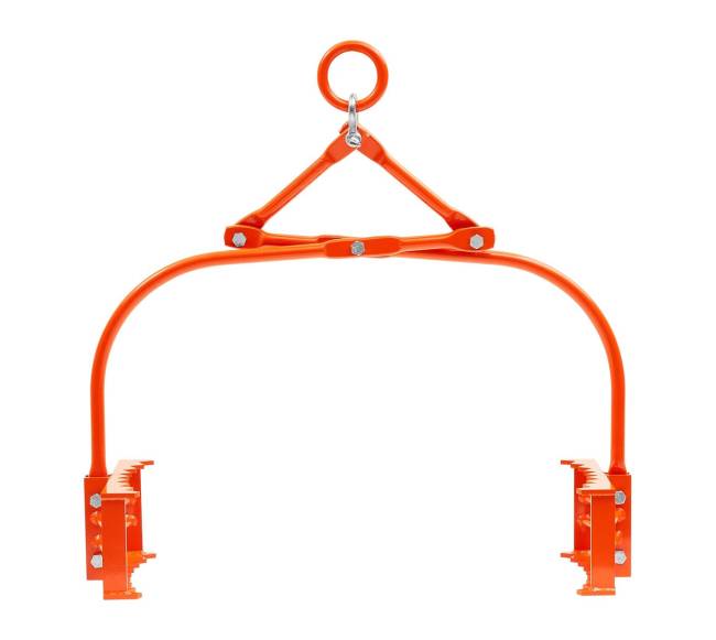 Akmenų kėlimui žnyplės su 2 nagais9