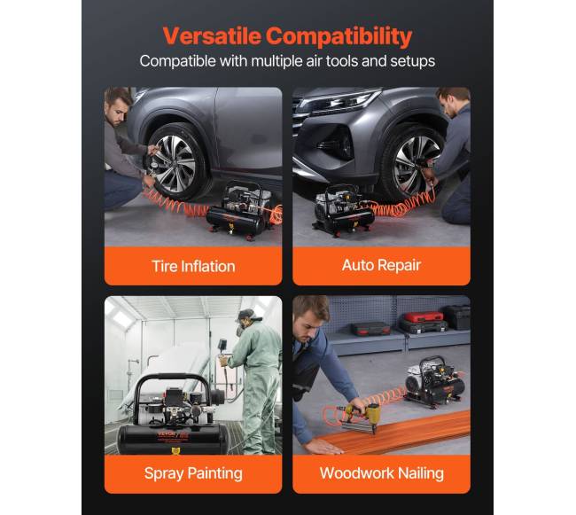 Kompaktiškas oro kompresorius be alyvos, 4L5