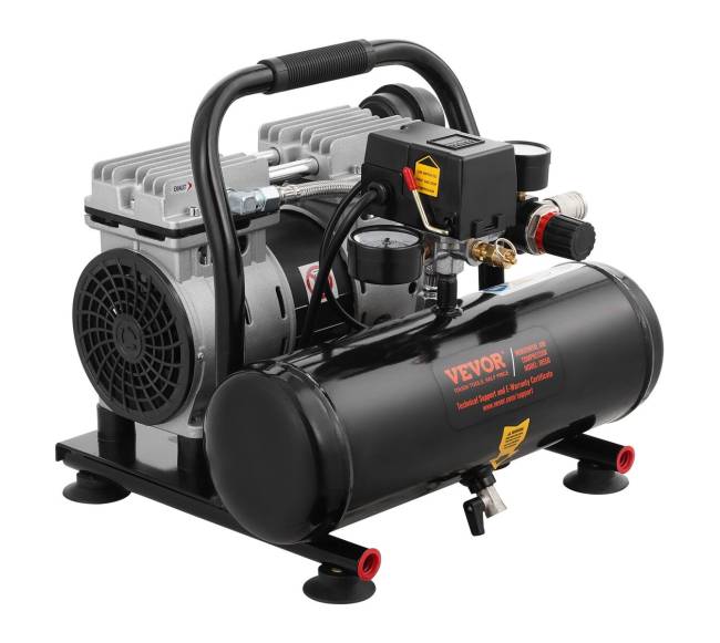 Kompaktiškas oro kompresorius be alyvos, 4L10