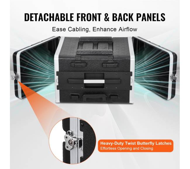 5U serverių rack spinta su ABS konstrukcija4