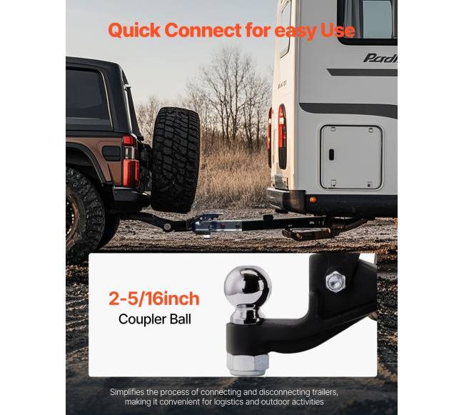 Pintle tipo kablis 2 colių priekabai5