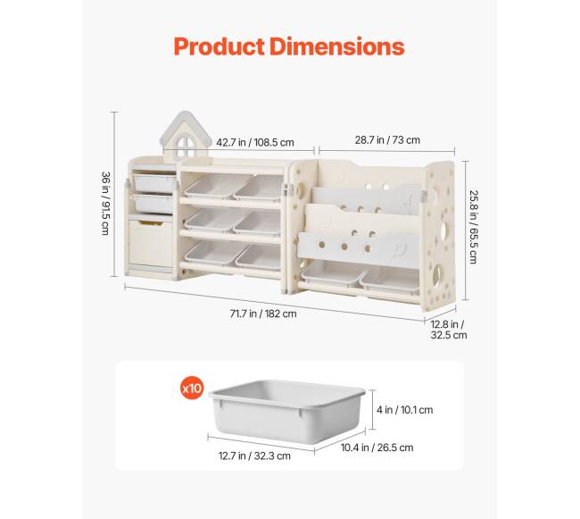 4 lygių žaislų lentyna su knygų lentyna2