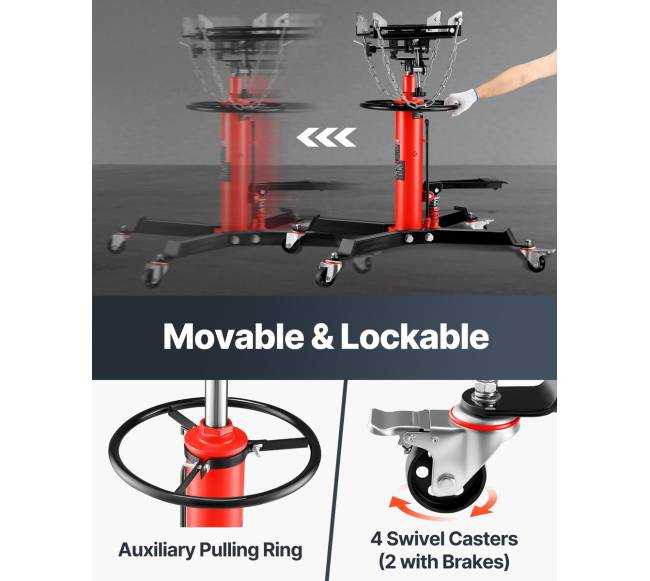 Hidraulinis dviejų pakopų transmisijos domkratas4