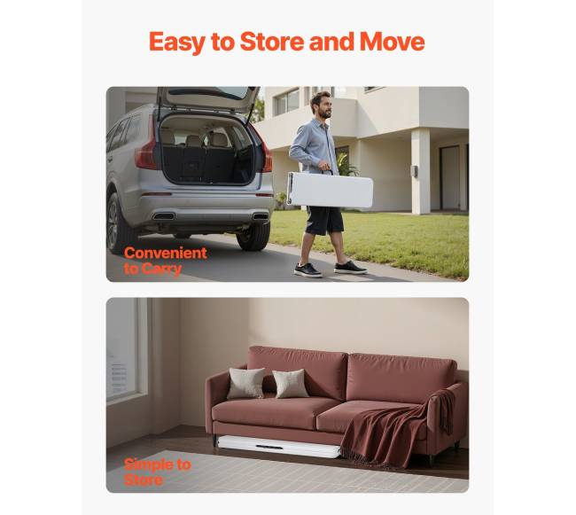 6 pėdų sulankstomas plastikinis lauko suolelis4