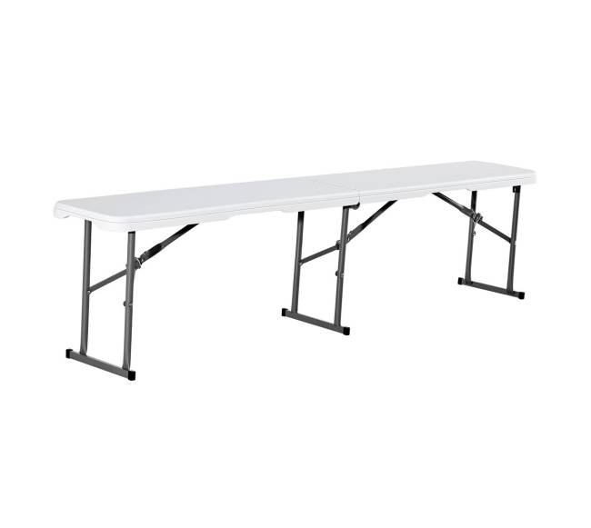 6 pėdų sulankstomas plastikinis lauko suolelis10