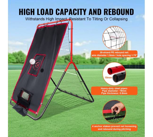 Beisbolo ir softbolo atmušimo tinklas 91x137 cm4