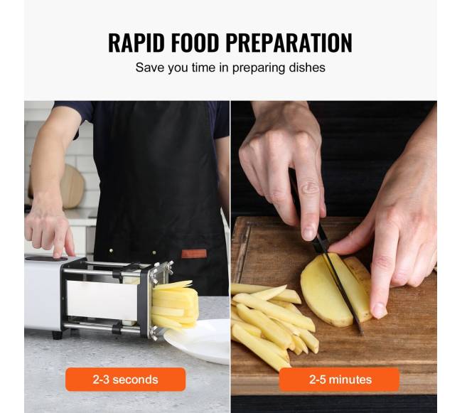 Elektrinė bulvių pjaustyklė iš nerūdijančio plieno3