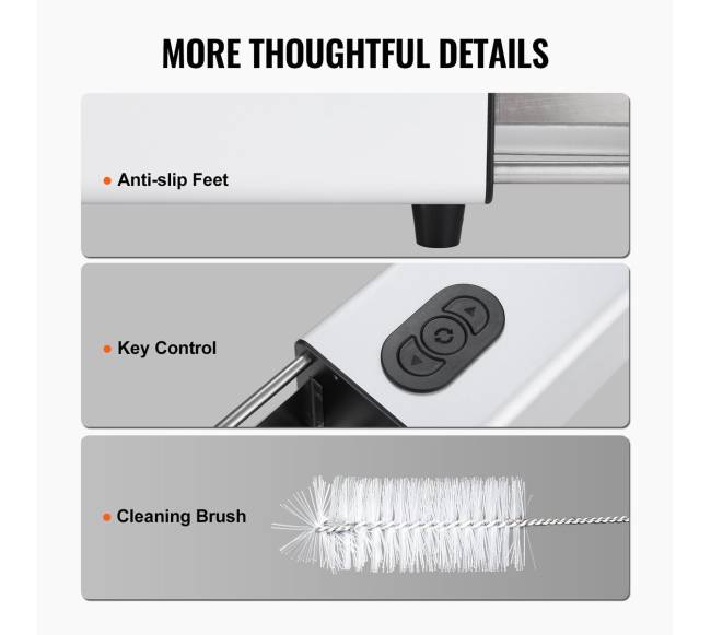 Elektrinė bulvių pjaustyklė iš nerūdijančio plieno5