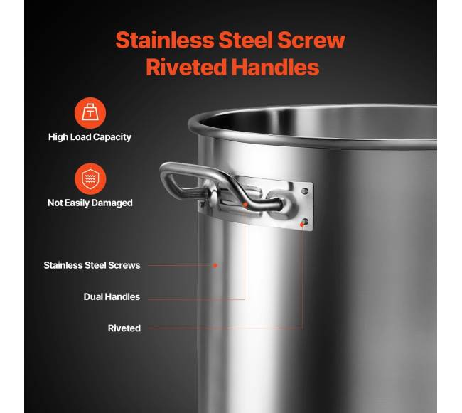 34 litrų nerūdijančio plieno puodas su krepšeliu ir dangčiu4