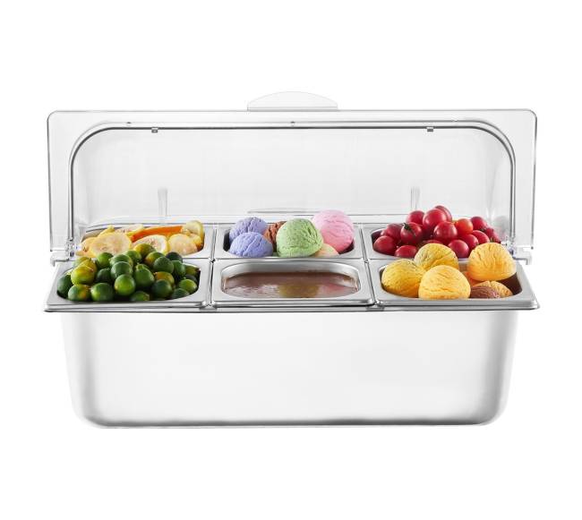 Virtuvinis indas su 6 skyrių talpyklomis8