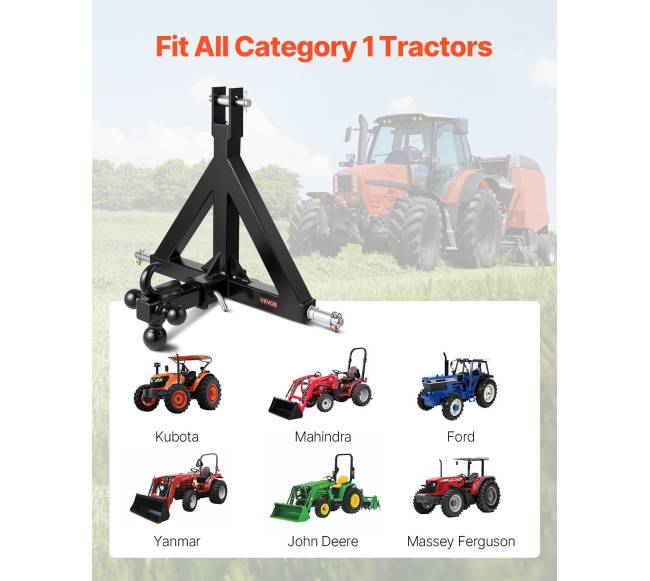 Traktoriaus trijų taškų prikabinimo adapteris1