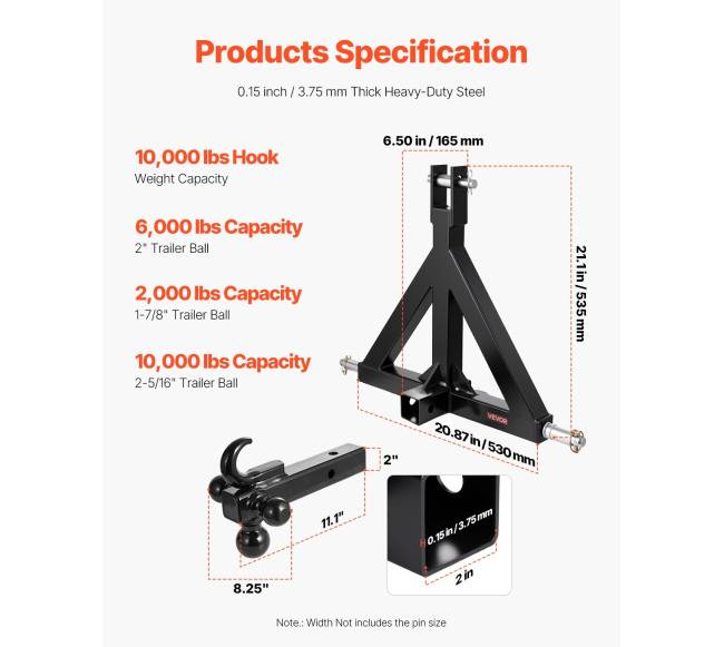 Traktoriaus trijų taškų prikabinimo adapteris2