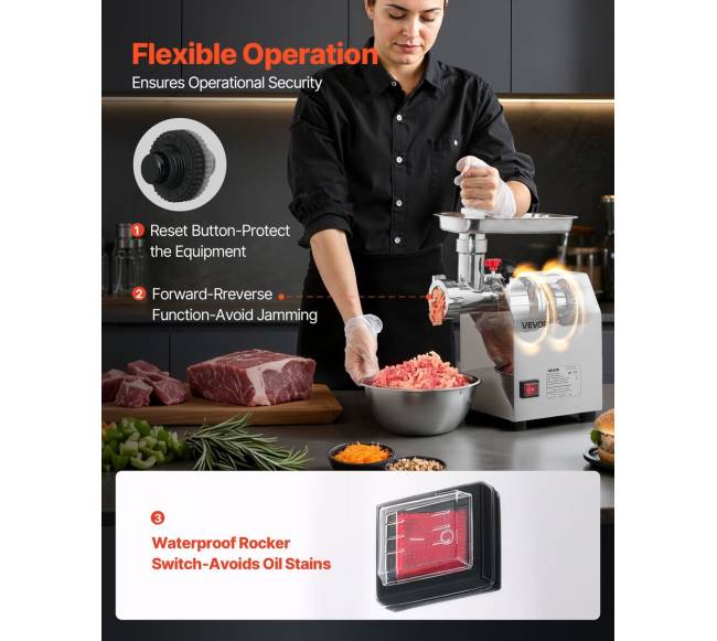 Elektrinė mėsmalė dešrų ruošėjui3