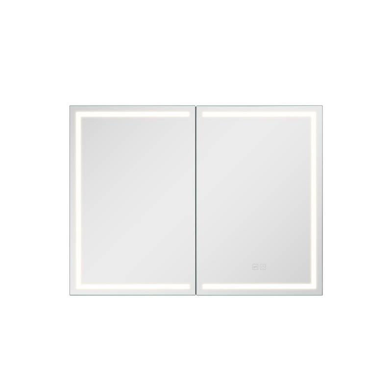 Apšviesta vaistų spintelė su HD veidrodžiu 60 x 80 cm0